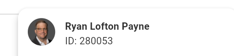 Sponsor selection reference: Ryan Lofton Payne, ID 280053