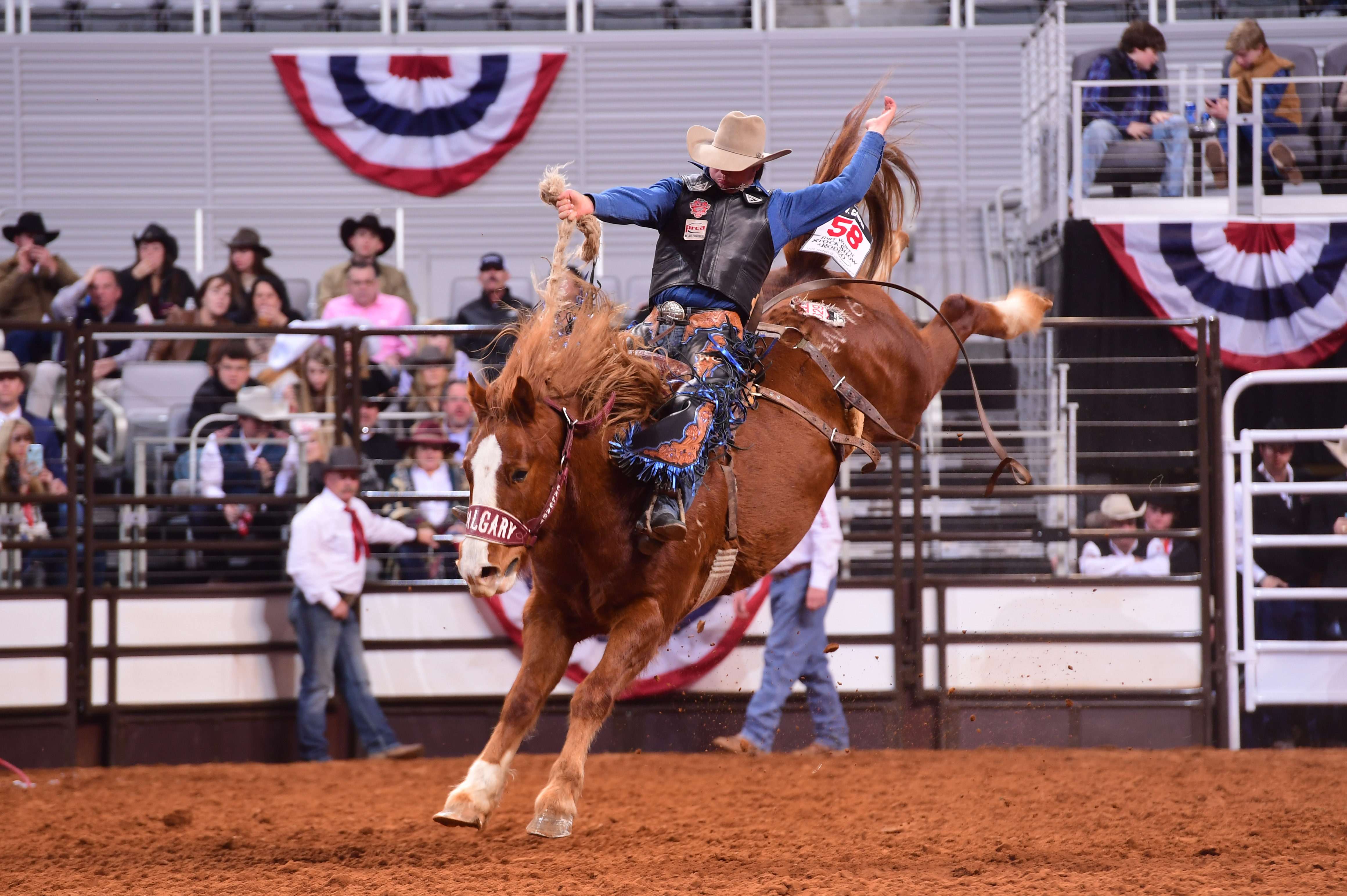 Rider at the Fort Worth Stock Show & Rodeo